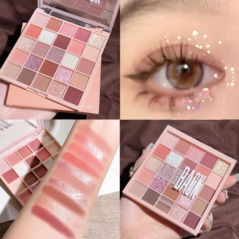 25-color lucky eye shadow plate earth color autumn and winter pure desire style low saturated orange brown eye shadow plate H260327