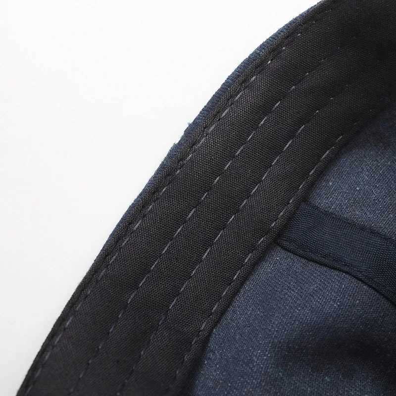 Washed hat with embroidered NYS letters aged and color-blocked baseball mens outdoor sunshade aged and retro baseball ca M260327