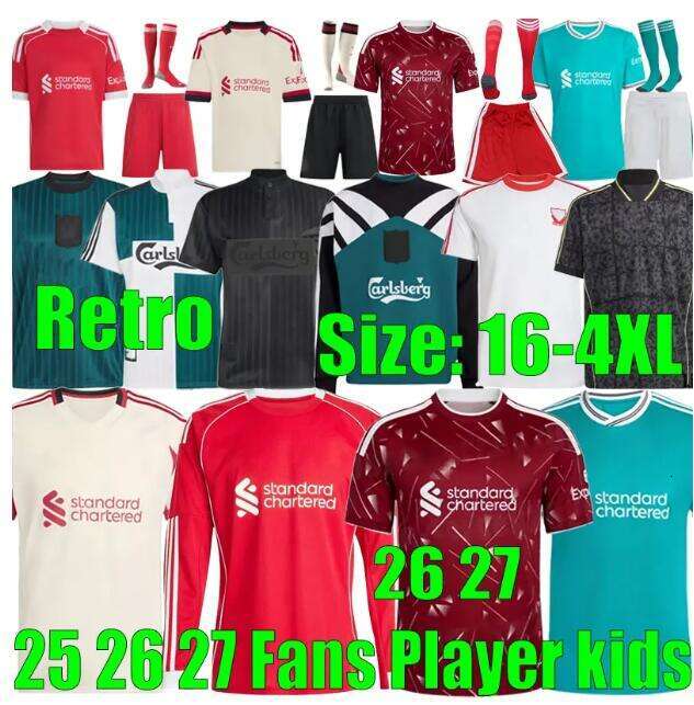2026 2027 liverpool Mohamed ISAK WIRTZ MAC ALLISTER VIRGIL camiseta NGUMOHA SZOBOSZLAI EKITIKE long sleeve Soccer Jerseys 25 26 football jersey