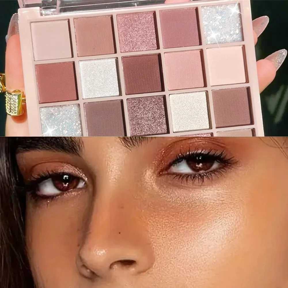 25 Color Eyeshadow Palette Waterproof Matte Glitter Long Lasting Blendable Multi Look Day Night Party Makeup H260327