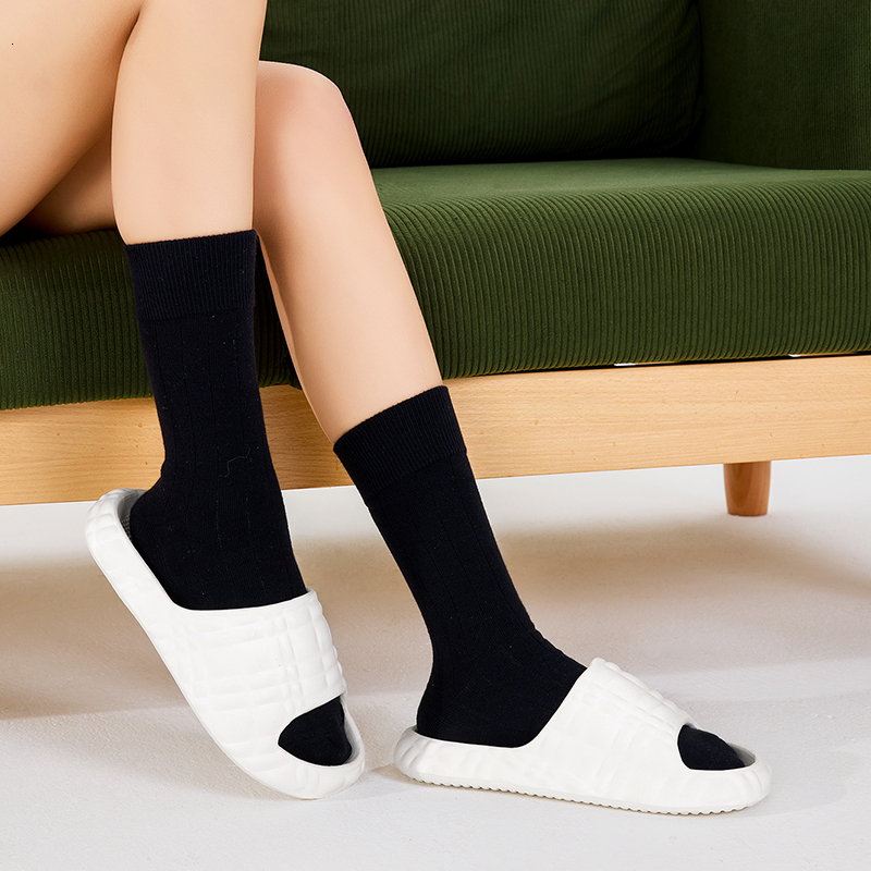 Slides Couple Ultra Light Trendy Plaid Pattern Fashion Gifts EVA Slippers Summer Outdoor Sandals Fashionable Non Slip Solid Slide Daily Outfit 2502A - view 5