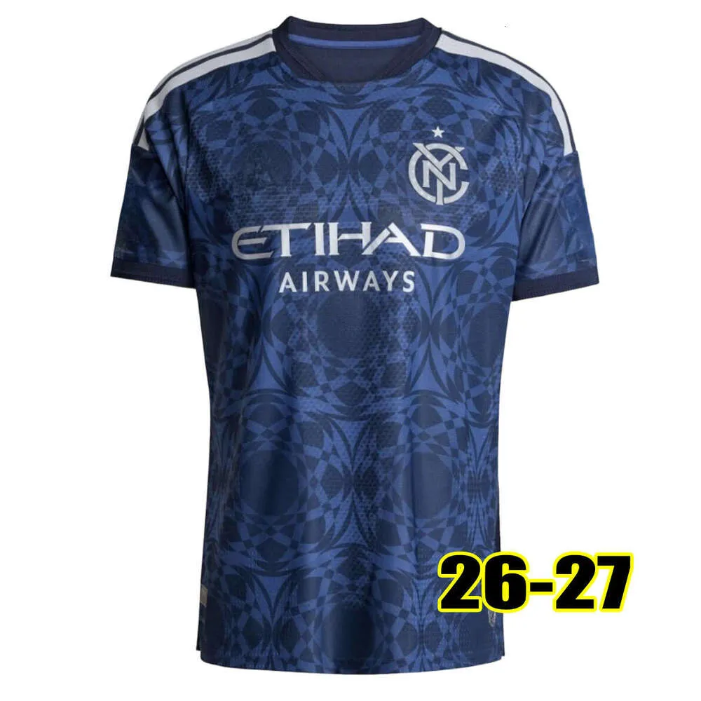 SOCCER JERSEYS 2026 2027 New York City FC Home Away NYCFC 26 27 THIAGO MORALEZ Talles Magno Keaton Fans Player Version Football Shirts Goalkeepere Men Kids