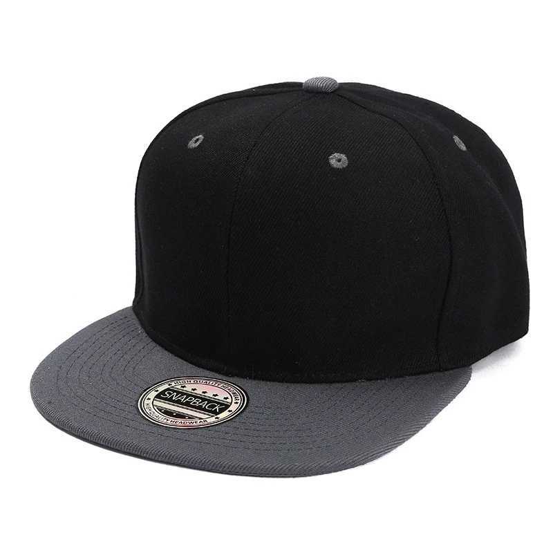 Color-Blocked Flat-Brim Baseball Versatile Sunshade and Sun Protection Hat Outdoor Fashion Unisex Street Hip-Hop Hat M260327