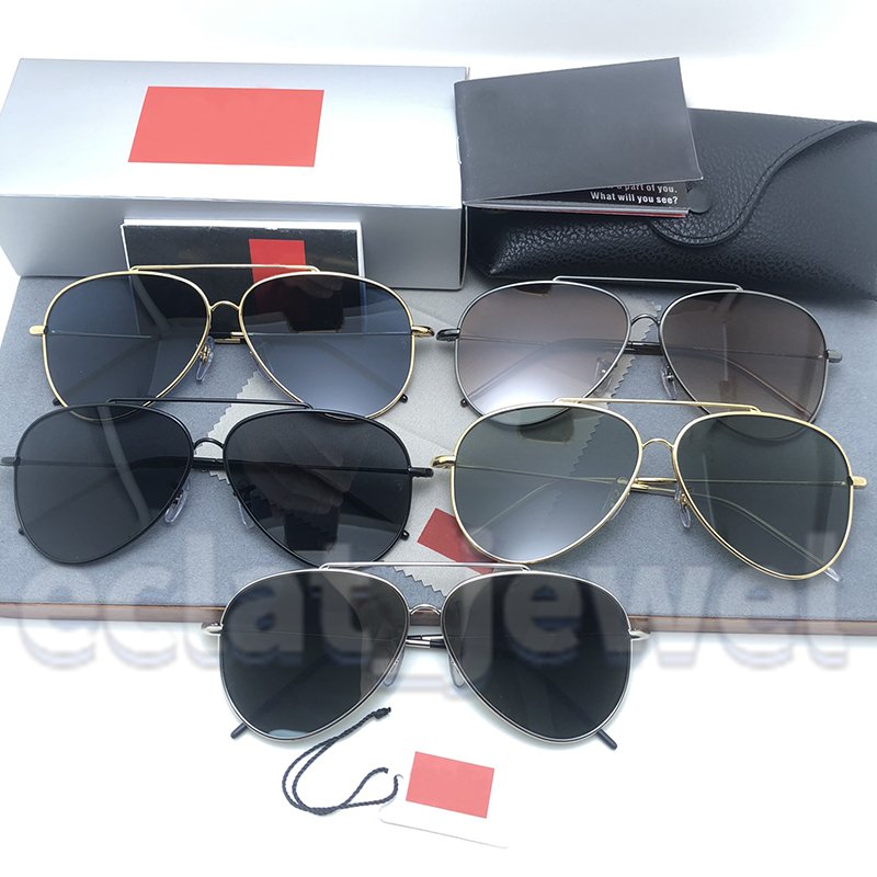 Designer Sunglasses for Mens Womens Adumbral Fashion Goggle UV40 Eyewear Classic Eye glasses Luxury Male Sun Glasses Metal Female Frame With Box