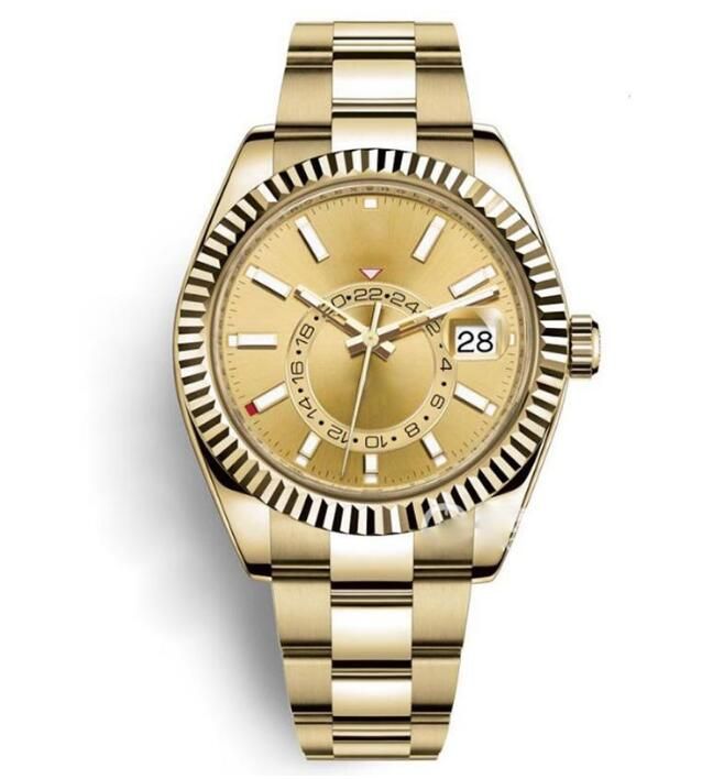 Men Watch Luxury Designer Mens Watches SKY Automatic Machinery Movement Watchs Stainless Steel Luminous Waterproof Sapphire Wristwatch