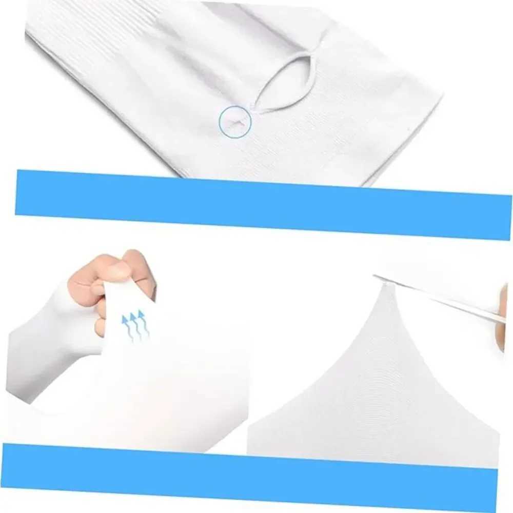 1 Pairs Arm Guard Sleeve with Thumb Hole Protective Sleeve Holders Sun UV Protection Long Arm Cover For Running Fishing Cycling D260326