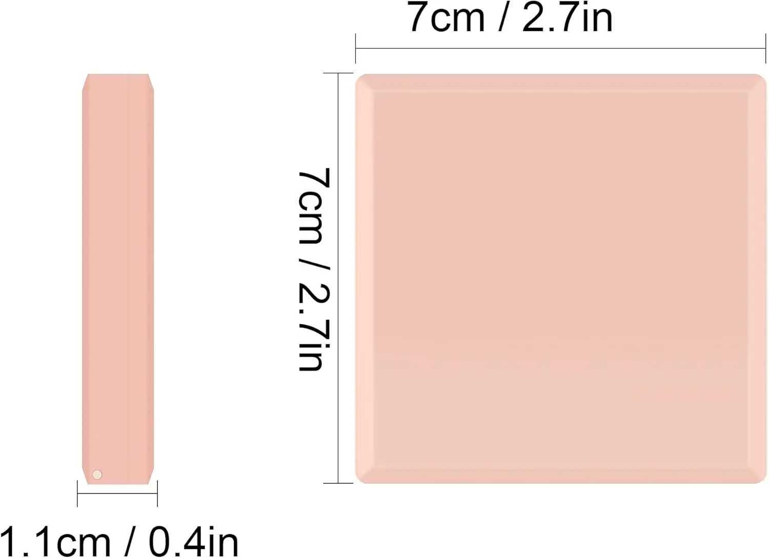 Small Compact Makeup Mirror with Lights for Women Mini Handheld Travel Folding Pocket Lighted Cosmetic Mirror for Gifts Purse H260327