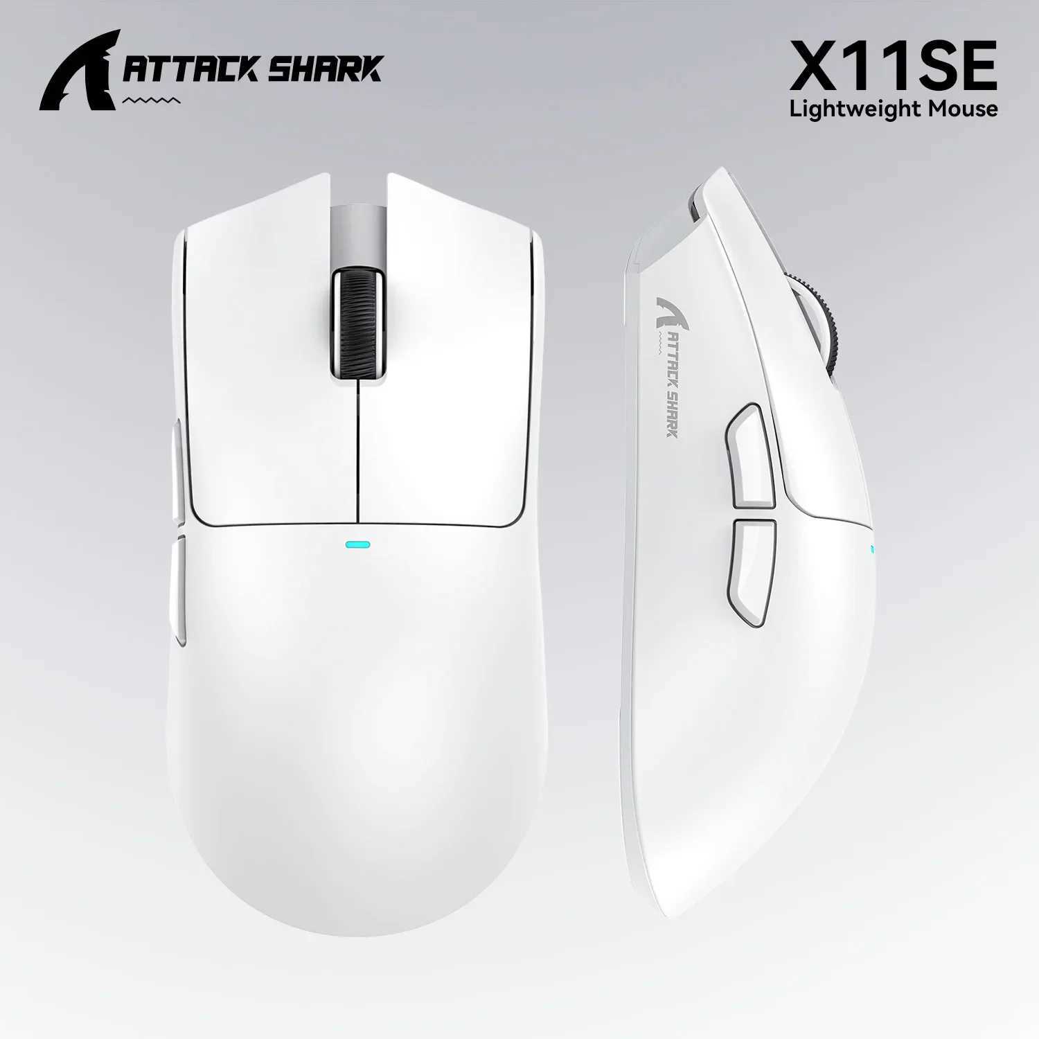 Hot Sale ATTACK SHARK X11 SE Ultra-Light Wireless Gaming Mouse - PAW3311 Tri-Mode Low Latency Ergonomic for Competitive Play D260327