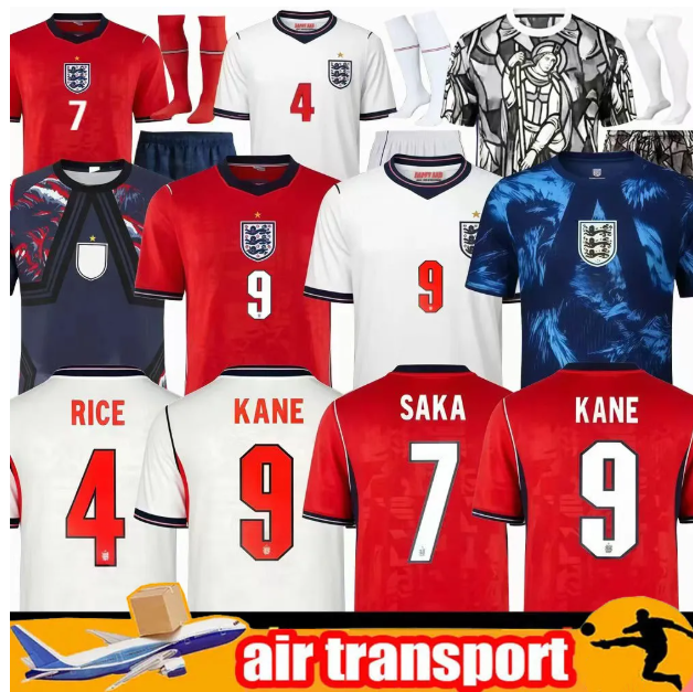 new 26 27 EnGLaNd Soccer Jersey Men Kids KANE BELLINGHAM MAINOO BOWEN RICE FODEN GORDON TONEY PALMER PICKFORD Football Shirt Soccer Uniforms 666
