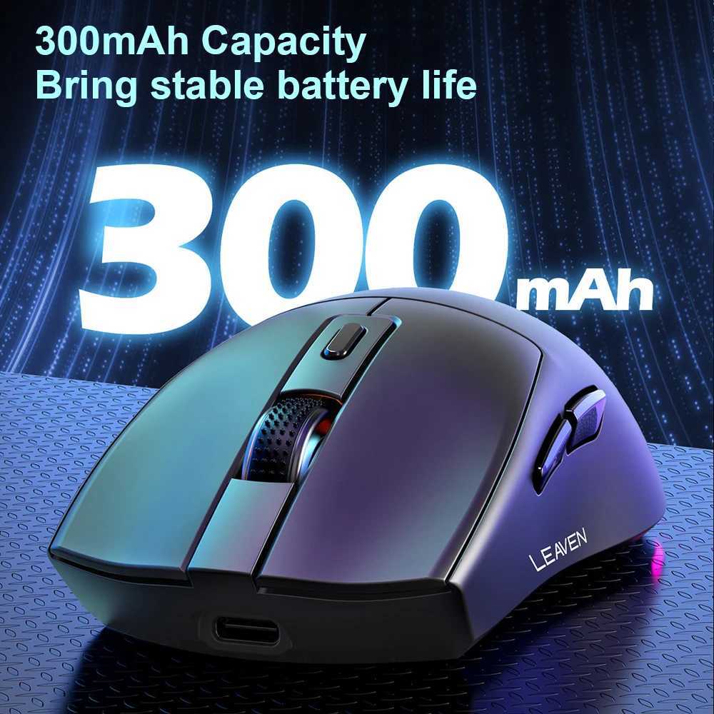 X3 Two-mode Wireless Gaming Mouse Lightweight with RGB Magnetic Charging Dock Sensor 2000 DPI BT/24Ghz Ergonomicfor PC/MAC D260327