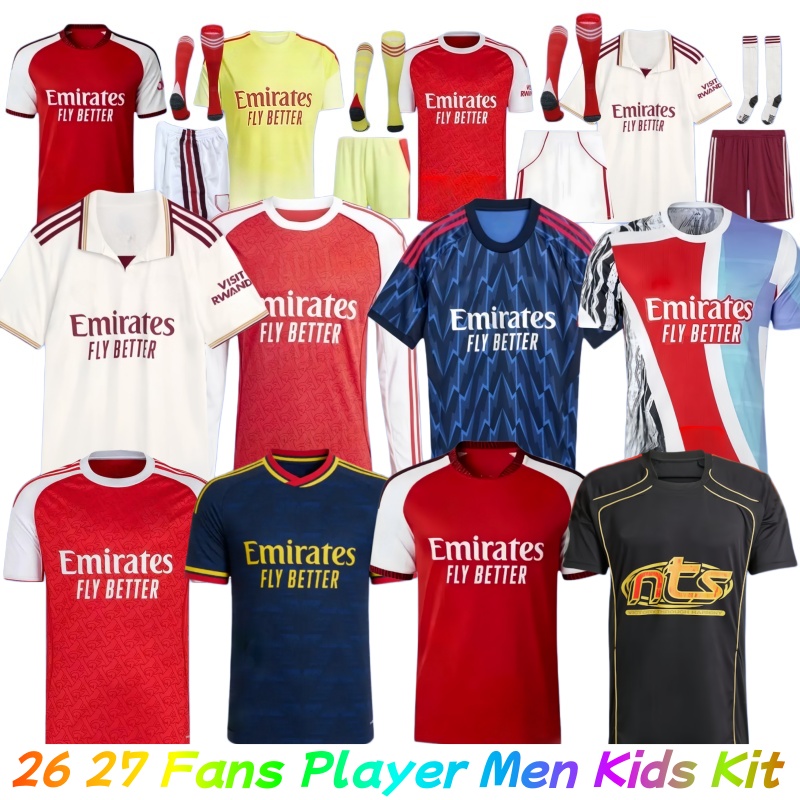 S-4XL Arsen 2025 2026 EZE GYOKERES LEWIS-SKELLY RICE soccer jerseys HAVERTZ J.TIMBER SAKA 2025 ODEGAARD MARTINELLI SALIBA 25 26 27 football shirt Men Kids shirt