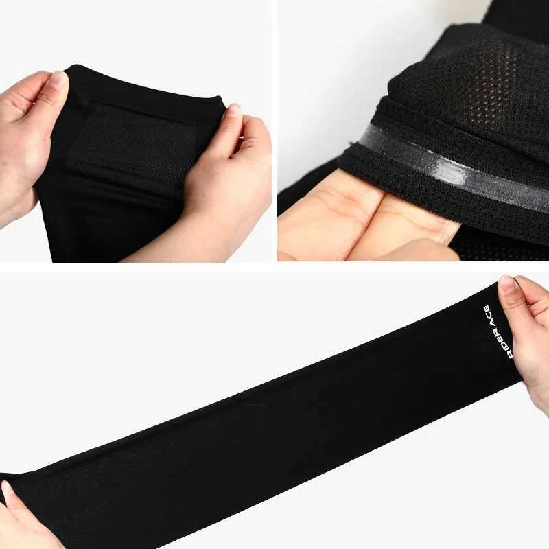 Ice Silk Sleeves Cycling Arm Sleeves Sun Protection Quick Dry Summer Outdoor Sports Running Basketball Cool Bicycle Arm Sleeves D260326