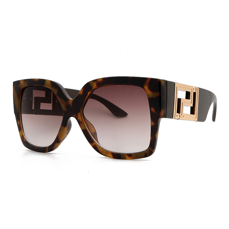 Luxury Brand Designer Sunglasses 4402 New European And American Fashion Large Frame Square Sunglasses For Women Trendy Sunglasses Female Ins Internet 