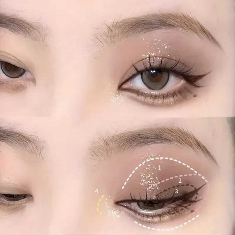 16-color Matte Glimmer Eye Shadow Plate Brown nude Pink tone down saturated daily makeup Charming makeup Korean style H260327