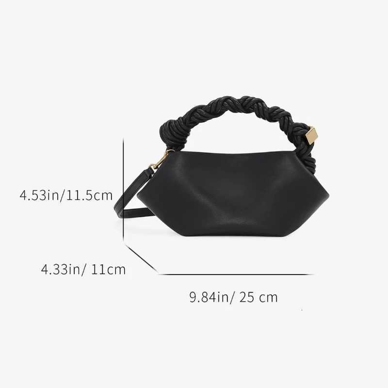 New Paris Designer Ins New Trendy Crossbody Bag 2026 Hot Y2K Hexagonal Woven Clouds Shoulder Handbag for Women with Premium Feel C260327