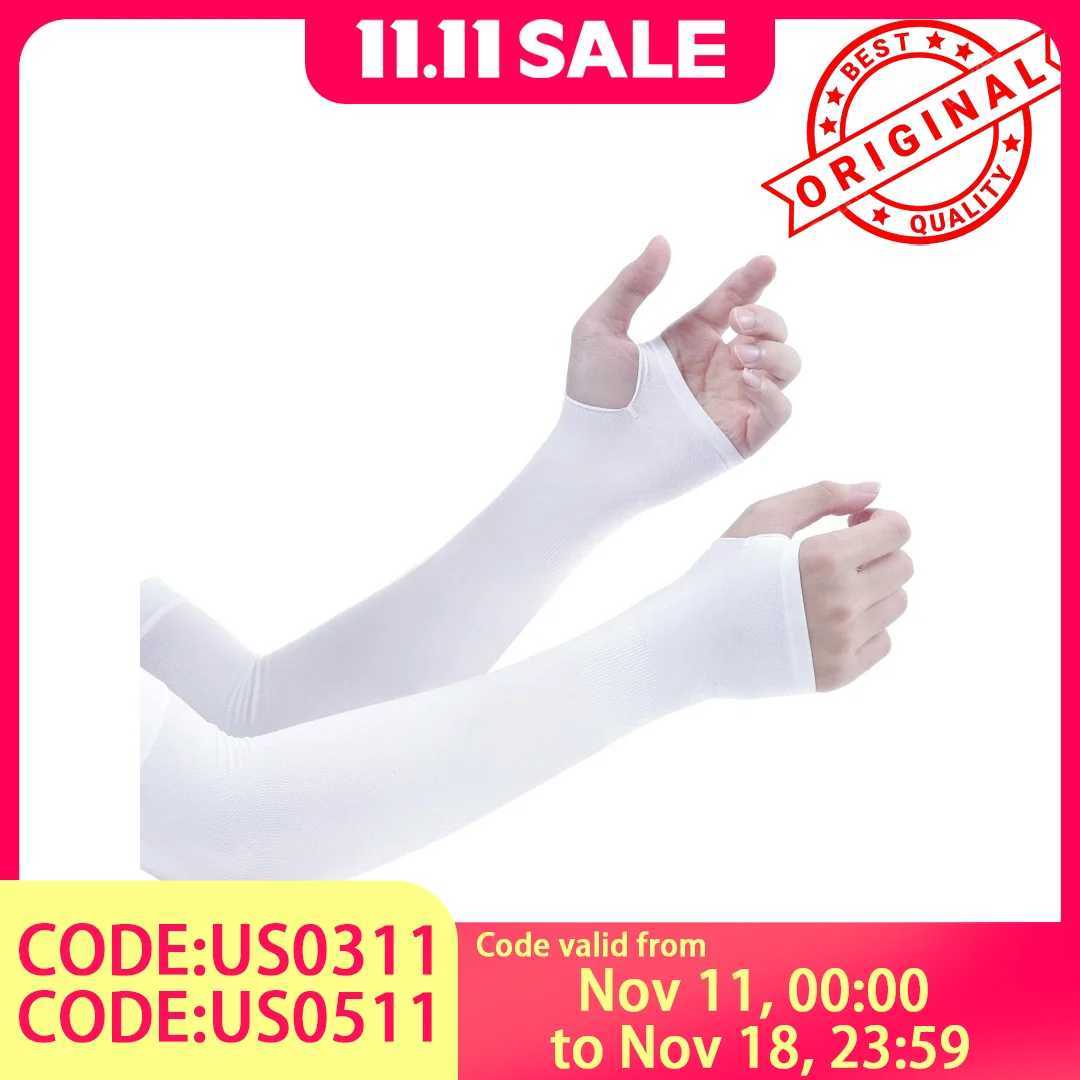 Ice Silk Sun Protective Sleeves Nylon Material SPF 50 High Breathability UV Blocking 99 for Cycling Sports D260326