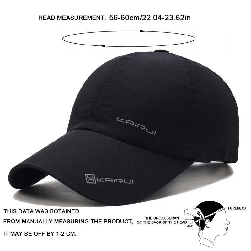Unisex Breathable and quick drying Snapback Baseball Caps Spring and Autumn Outdoor Adjustable Casual Hats Sunscreen Hat M260327