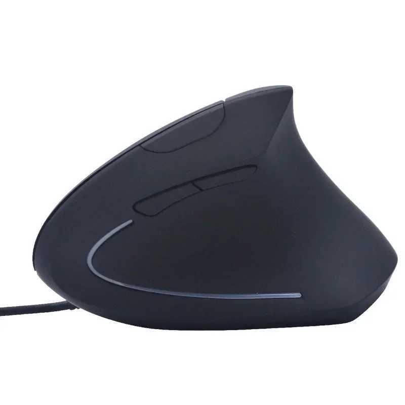 Vertical Optical Mouse Ergonomic Design 4 Level DPI Adjustable USB LED Wired Gaming Mouse for Windows Laptop PC D260327