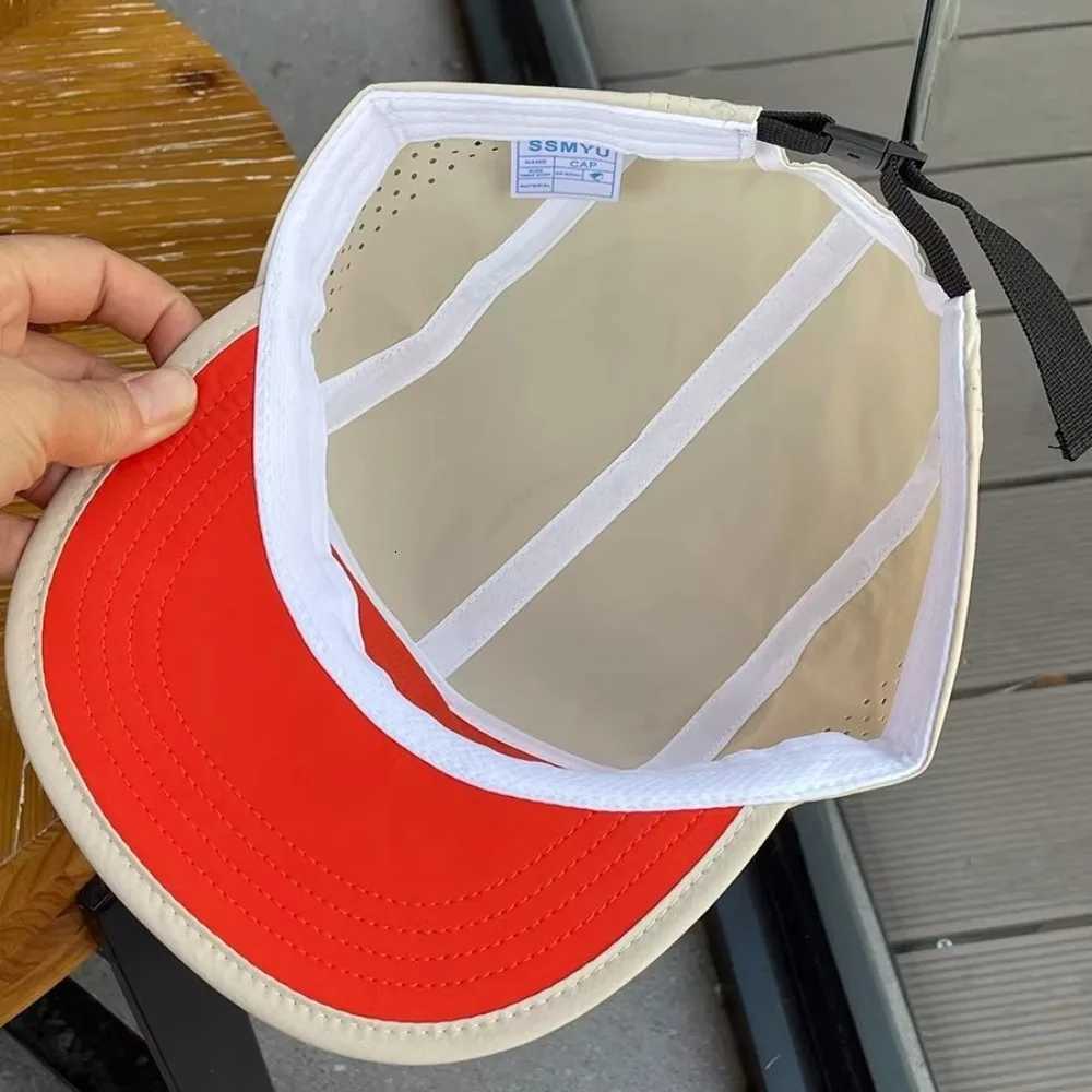 Color Block 5 Panel Baseball Cap - Embroidered Letter Quick Dry Mesh Breathable Sports Cap Fashion Casual Lightweight Wear Hat Z260327