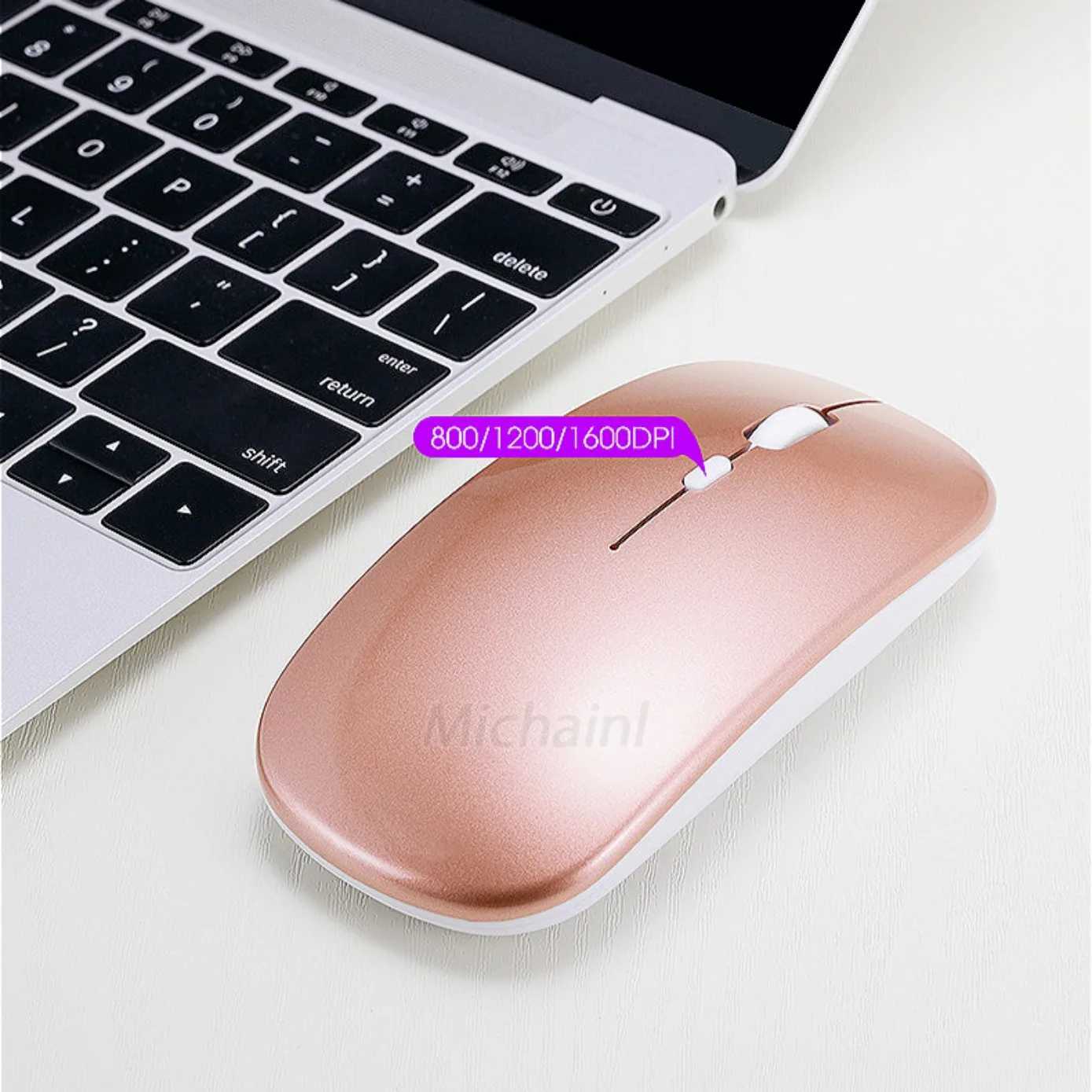 Wireless Mouse For Laptop PC Bluetooth Rechargeable Mouses Wireless Computer Silent Mice LED Backlit Ergonomic Gaming Mouse D260327