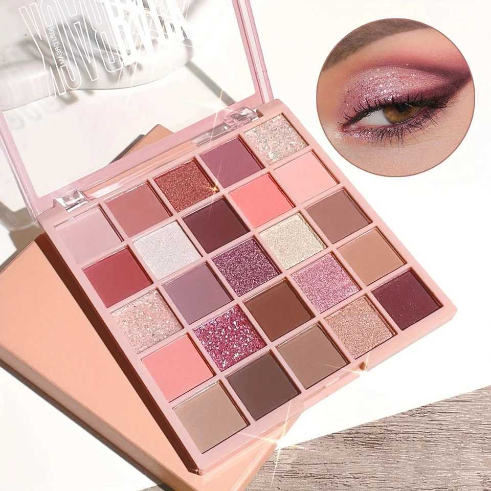 25-Color Eyeshadow Palette Matte Shimmer Neutral Browns Grays Eye/Face Use Contour Brighten Vegan Certified Unisex H260327