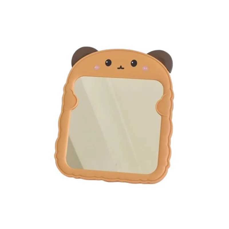 Mini Travel Mirror Portable Irregular Dorm Kawaii Mirror White Aesthetic Creative Espejo Maquillaje Luz House Accessories H260327