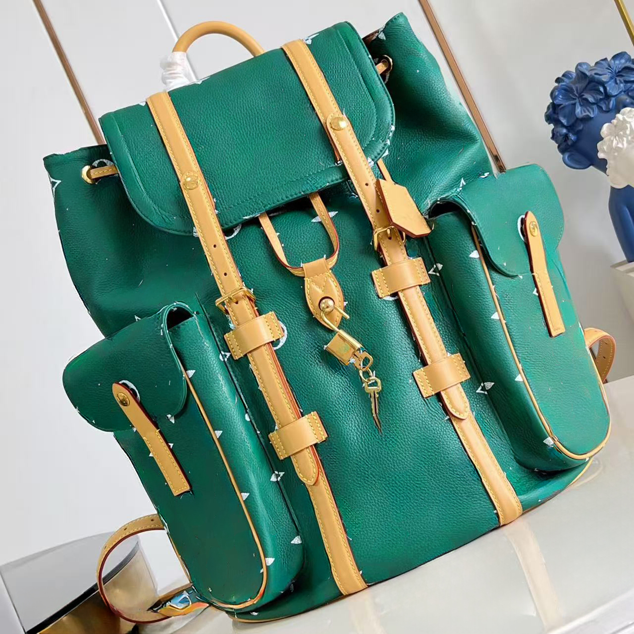 grain leather Men Fashion Casual Designe Luxury Christopher Backpack Schoolbag Rucksack Packsack TOP Mirror Quality M46331 M45419 M43735 N41379 M55699 M20899