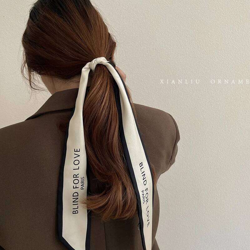 2026 New Luxury Brand Tarot Women Scarf Bag Hair Skinny Silk Scarves Design Foulard Neckerchief Headband For Ladies 26H0327