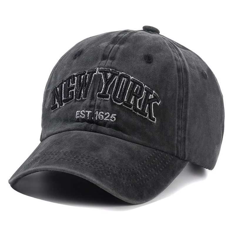 2025 New York Washed Cotton For Men Women Gorras Snapback Caps Baseball Caps Sun protection Casquette Dad Hat Outdoors M260327