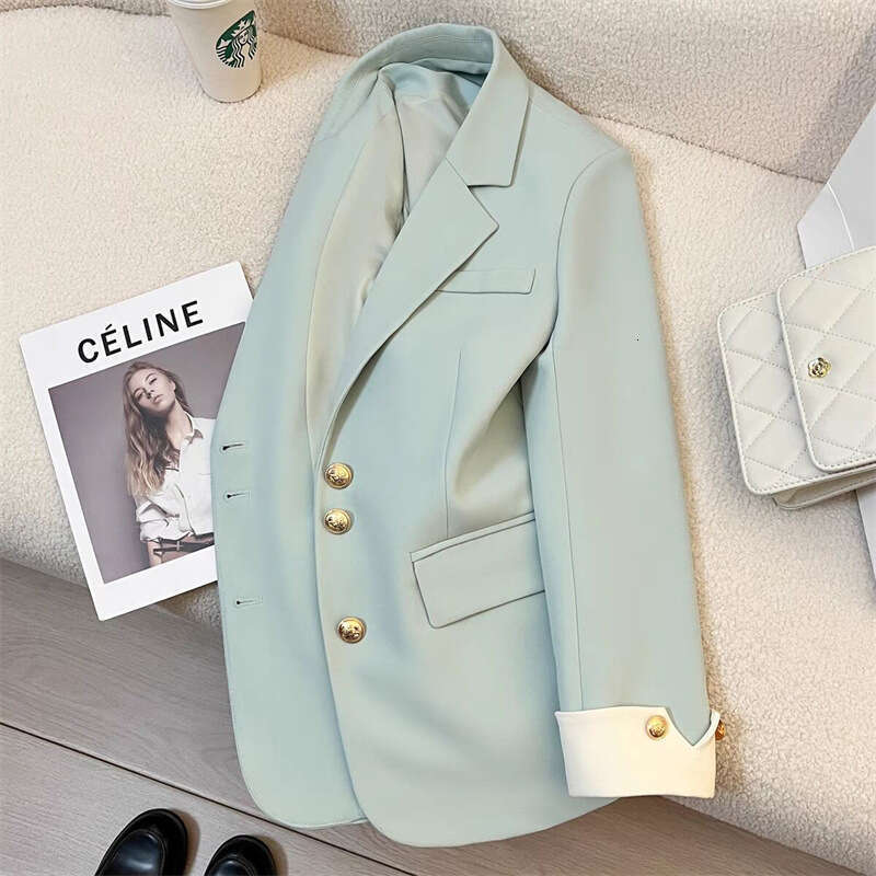 White Blazer for Women 2026 Spring New Casual Elegant Socialite High-End Trendy Jacket This Year's Popular Suit