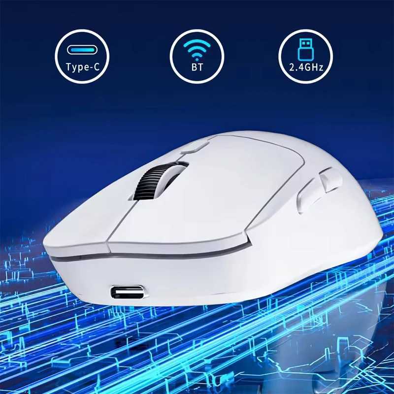 X3 Lightweight Mouse Wireless Bluetooth Dual-mode Connection PAW3395 Macro Bluetooth Mouse For Games Feels Comfortable D260327