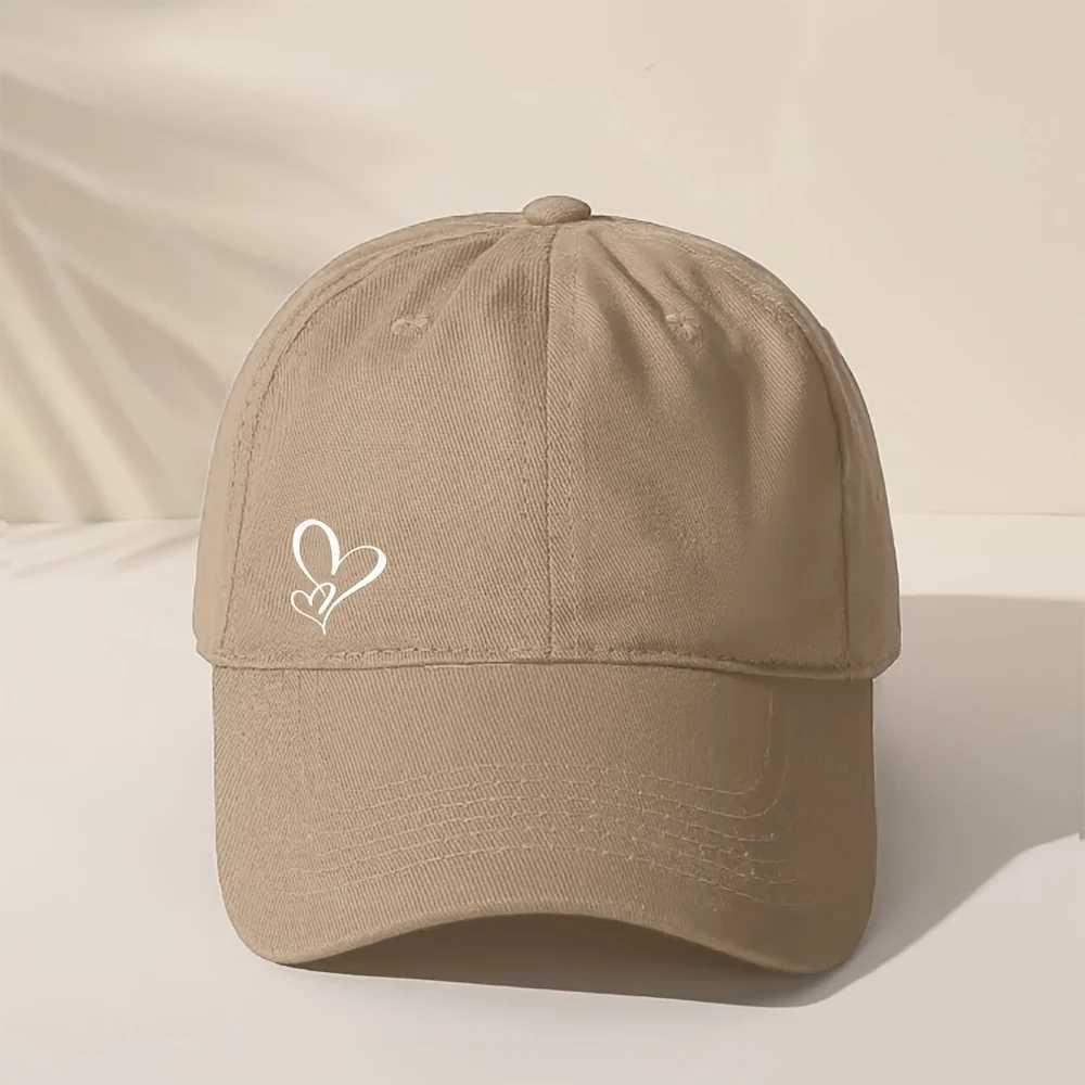 1 Piece of Love-thEMed Printed Baseball - AdjustabLE Snap Hat A FashionabLE Hat SuitabLE for Both Men and Women M260327