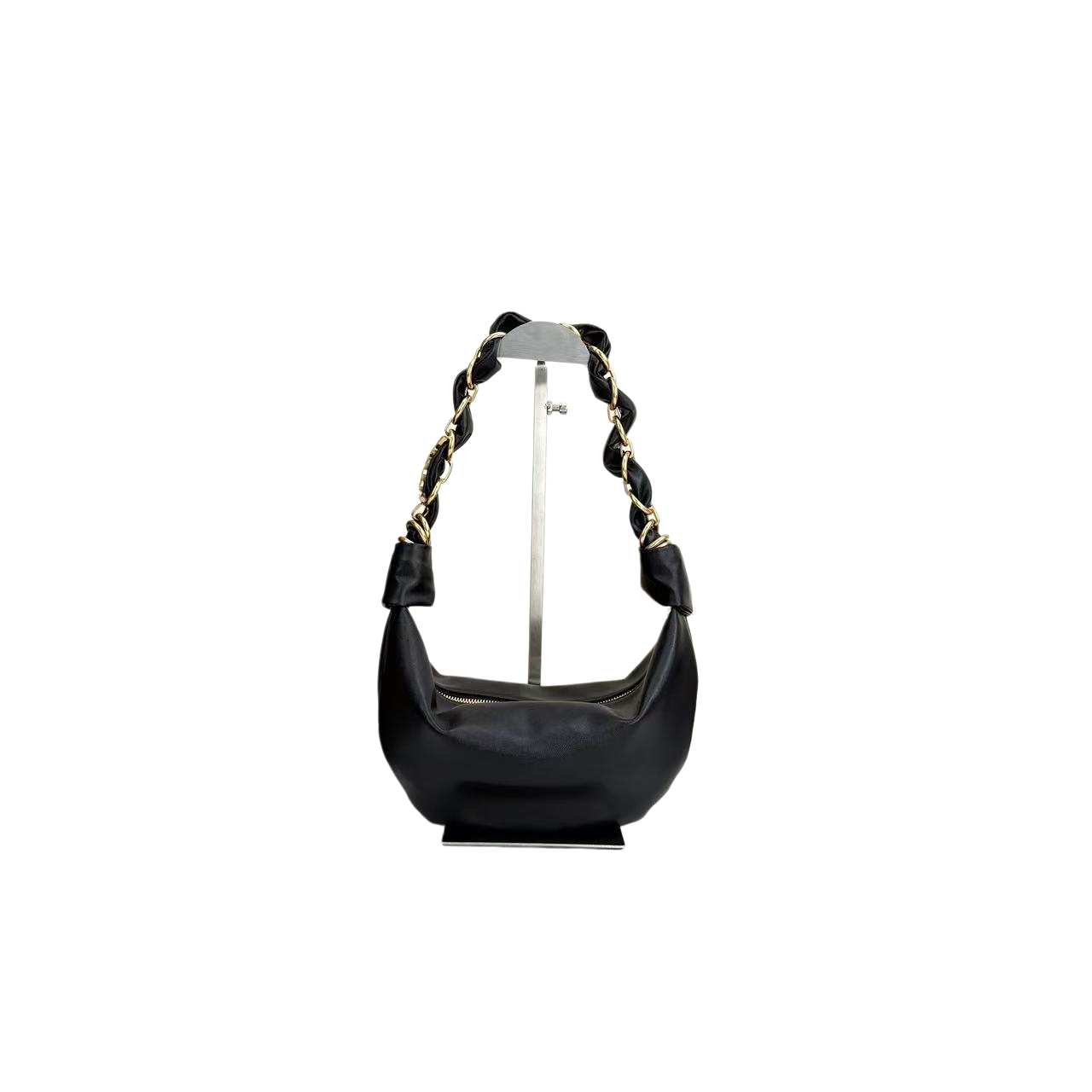 High-quality luxury designer handbags, classic women's styles, lambskin shoulder strap moon-shaped bags chain clutches, luxury women's brands.