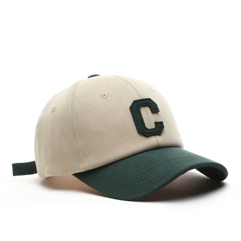 Unisex Cotton Baseball For Women And Men Casual Snapback Hat Fashion Letter C Patch Hat Summer Sun Visors Caps M260327