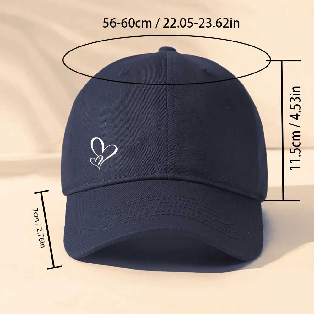 1 Piece of Love-thEMed Printed Baseball - AdjustabLE Snap Hat A FashionabLE Hat SuitabLE for Both Men and Women M260327