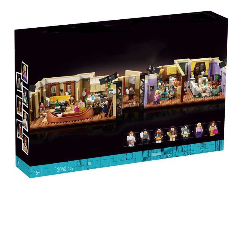 B6333 Friends Monicas Apartment Scene Model Small Particle Assembly Toy Building Blocks Gift 99919 W260327