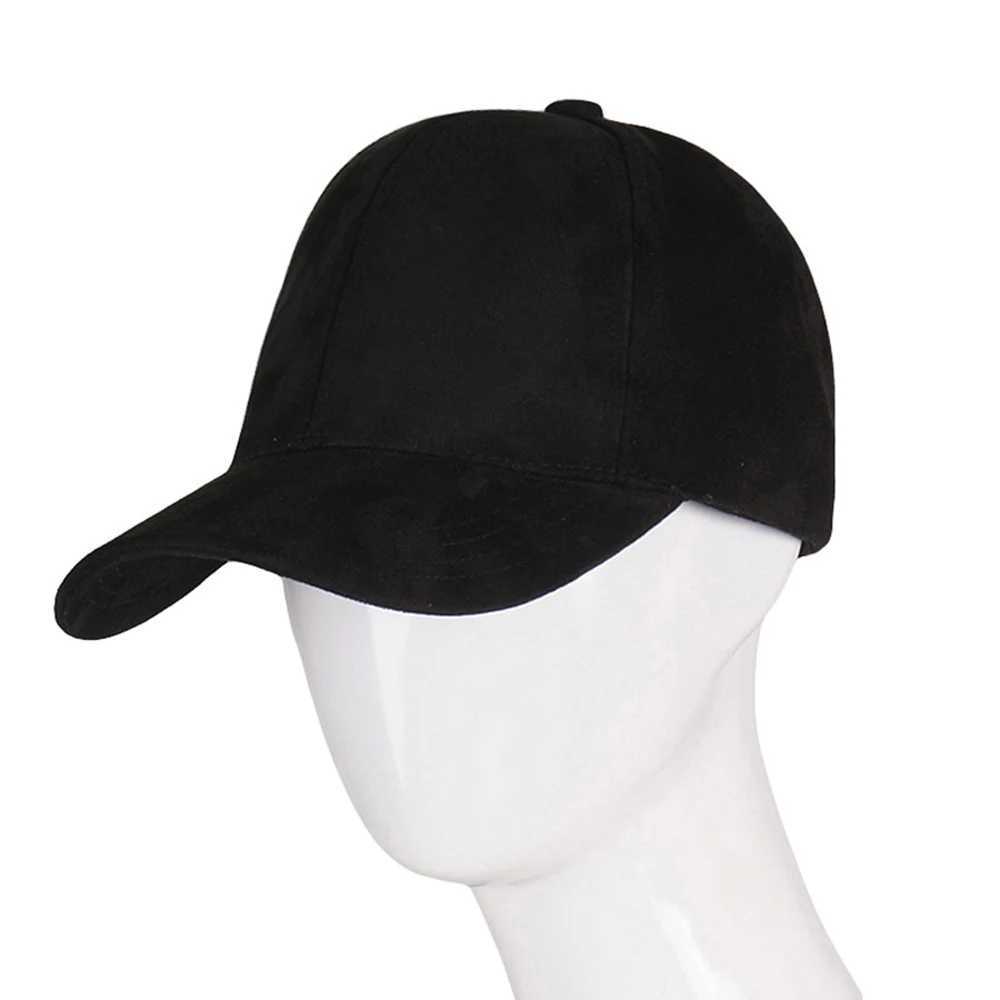 Fashion Brand SnapbackBaseball Cap Women Gorra Street Hip Hop Suede for Ladies Black Grey Baseball Hats Z260327