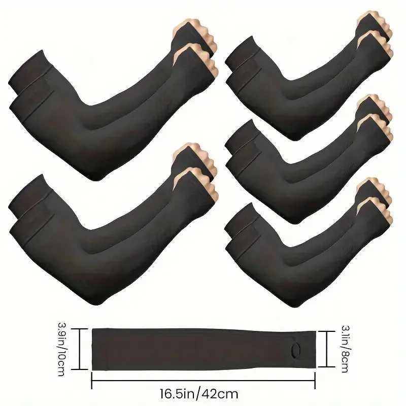 1pc Cooling Ice Sun Sleeves for Arm Breathable UV Protection Arm Sleeves High Elastic Quick Dry Summer Outdoor Sleeves D260326