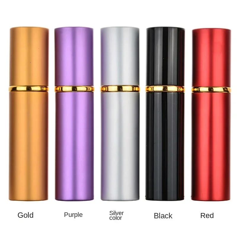 5/PCS 10ml Aluminum Perfume Bottle Refillable Travel Perfume Atomizer Mini Spray Bottle Empty Parfume Atomiser Sprayer 260318