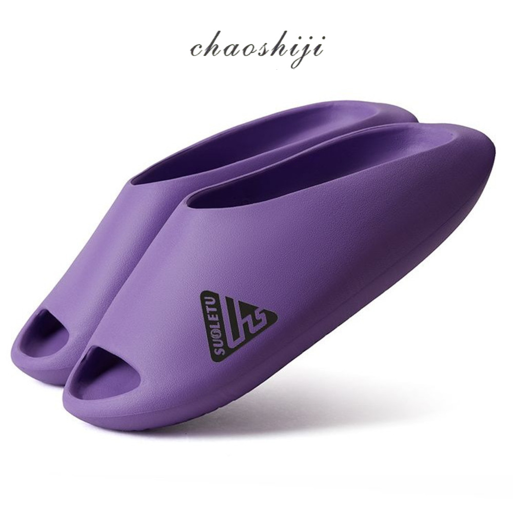 Women's Slides Couple Ultra Light Trendy Thick Bottom Cloud Slippers Summer Outdoor Fashion Gifts Sandals Non Slip Solid Slide 2510B+Ftz001