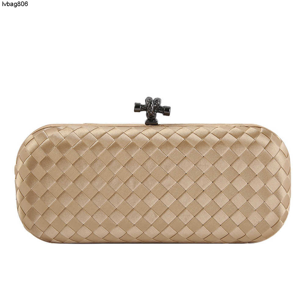 Evening Bags Fashionable twisted rope head woven small square bag silk texture large handbag classic versatile banquet cross shoulder womens bag