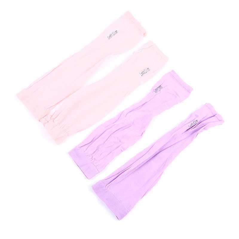 Ice Silk Sleeve Sunscreen Cuff Arm Uv Sun Protect AntiSlip Summer Outdoor Riding D260326