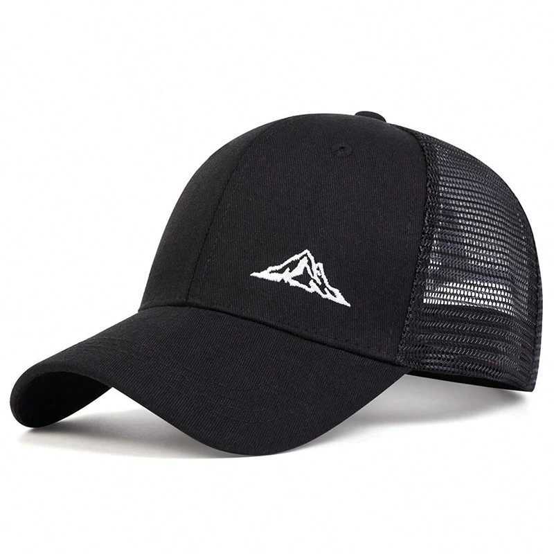 Unisex Mountain Range Embroidery Baseball Net Caps Spring and Summer Outdoor Adjustable Casual Hats Sunscreen Hat M260327