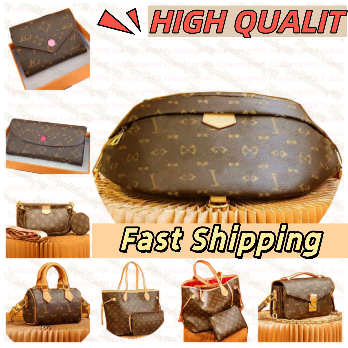 l0uisvuitt0nbag Luxury designer bag wallets shoulder bag purses cardholder leather wallet handbag flap messenger hobos men crossbody bags women bumbag waist bag 3