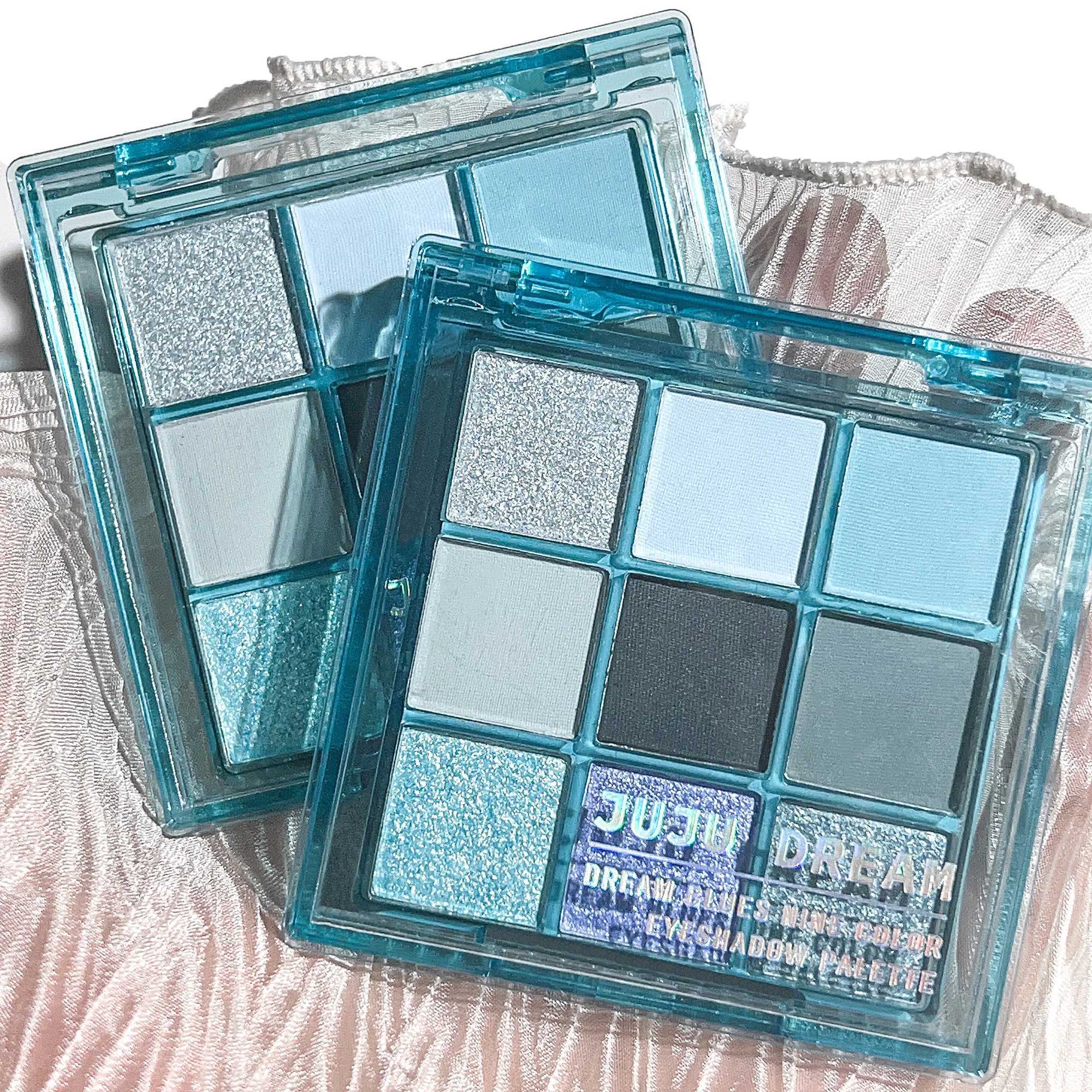 Nine-color eye shadow plate Jiugong grid pearl matte flash hazelnut cocoa eye shadow plate H260327