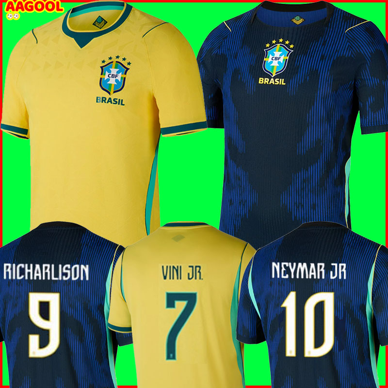 Brazil Soccer Jersey 2026 world cup brasil Football Shirt kit 26 27 RICHARLISON NEYMAR JR RODRYGO VINI JR RAPHINHA Men kids kit uniforms casima player version