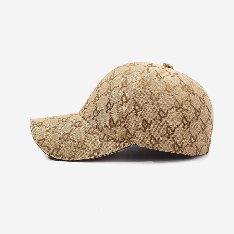 New Jacquard Alphabet Baseball Hat Korean Outdoor Sports Traveling Sunscreen Men Women Casual Trendy Peaked Hats M260327