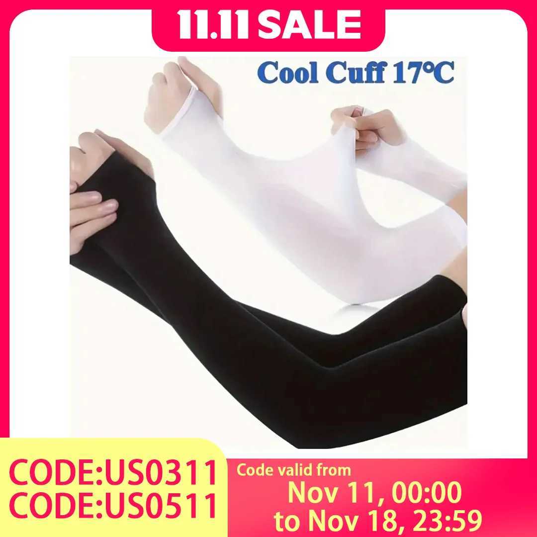 Ice Silk Sun Protective Sleeves Nylon Material SPF 50 High Breathability UV Blocking 99 for Cycling Sports D260326