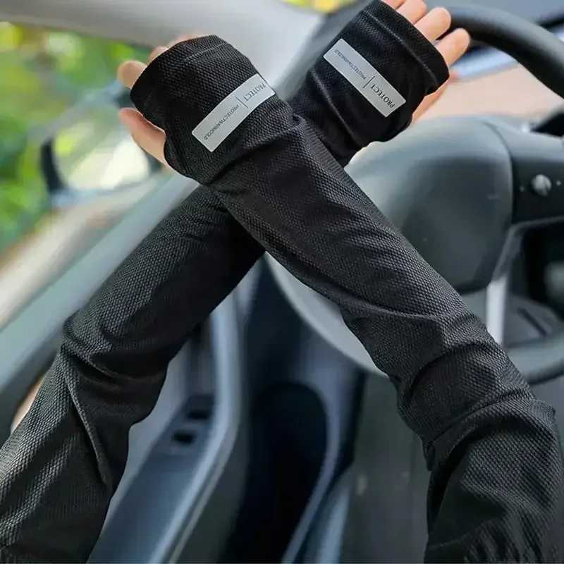 1 Pair Oversized Ice Sleeves For Men Summer Outdoor Loose Sleeves With UV Protection D260326