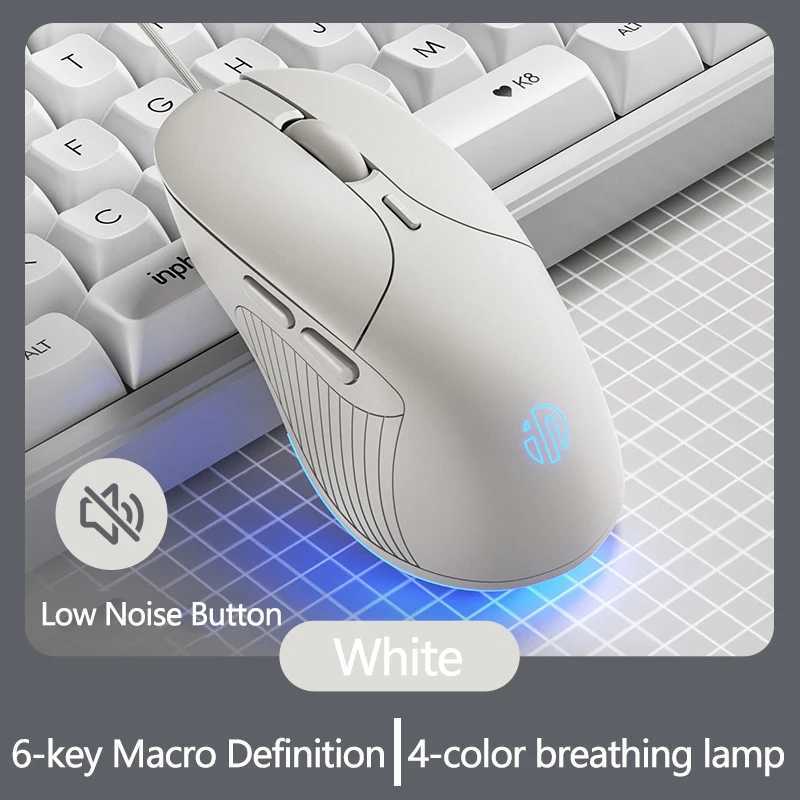 INPHIC B1 USB Wired Mouse Silent Office Gaming Mouse for PC and Laptops D260327